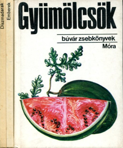 Tbb szerz - 3 db Bvr zsebknyv (Gymlcsk - Dszmadarak - Emberek)