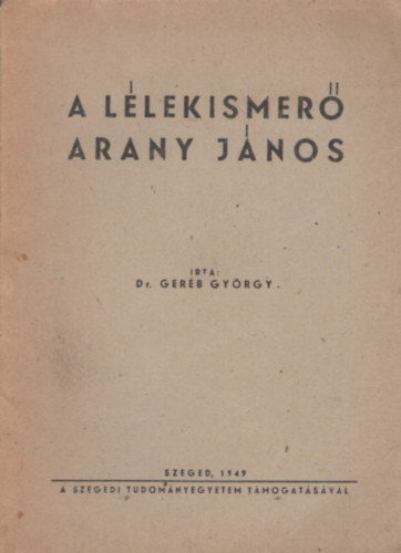 Gerb Gyrgy - A llekismer Arany Jnos