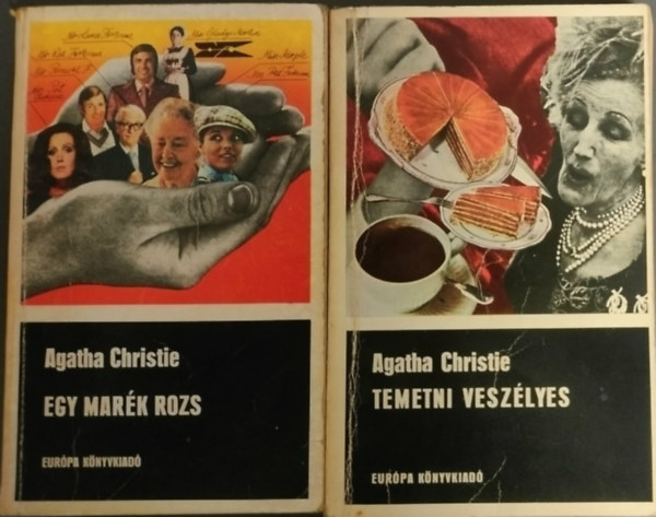 Agatha Christie - 2 db Agatha Christie reg�ny: Egy mar�k rozs + Temetni vesz�lyes