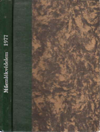 Műemlékvédelem 1977/1-4. (teljes évfolyam, egybekötve)