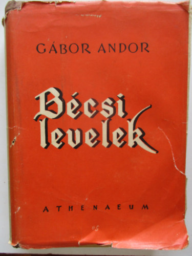 Gbor Andor - Bcsi levelek