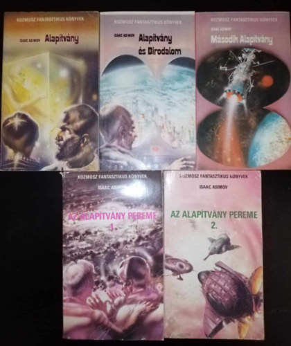 Isaac Asimov - Isaac Asimov: Alaptvny knyvcsomag (4m 5 ktetben) Az Alaptvny trilgia (1. Alaptvny - 2. Alaptvny s Birodalom - 3. Msodik Alaptvny) + Az Alaptvny pereme 1-2.