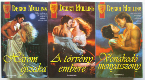 4 db Debra Mullins (Vonakod menyasszony, A trvny embere, Hrom jszaka)