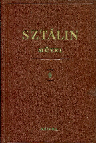 Szt�lin m�vei 9.I.V. Szt�lin m�vei 1926 december-1927 j�lius