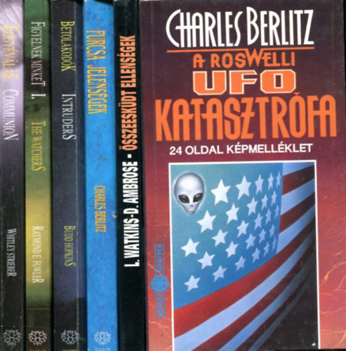 T�bb szerz� - 6 db Fantasy/UFO k�tet