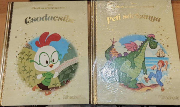 Walt Disney - 2 db Mesk az aranygyjtemnybl: 12.: Csodacsibe + 55.: Peti srknya