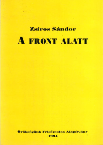 A front alatt