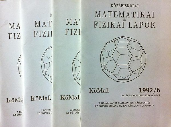 Lugosi Erzsébet (főszerk.) - Középiskolai matematikai és fizikai lapok (1993 -1994 - 1995) 14 db
