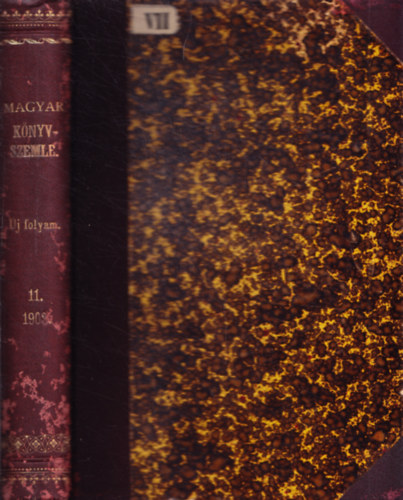 Koll�nyi Ferencz - Magyar K�nyvszemle. �j folyam. 11. 1903.
