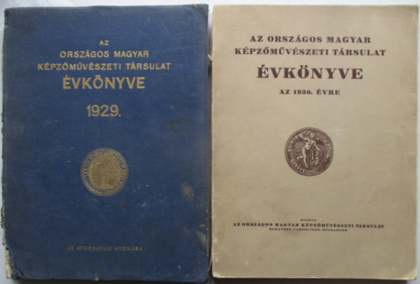 Az Orszgos Magyar Kpzmvszeti Trsulat vknyve 1929 + Az Orszgos Magyar Kpzmvszeti Trsulat vknyve 1930