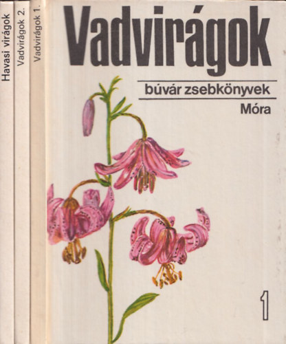 3db bvr zsebknyv: Vadvirgok 1. + Vadvirgok 2. + Havasi virgok