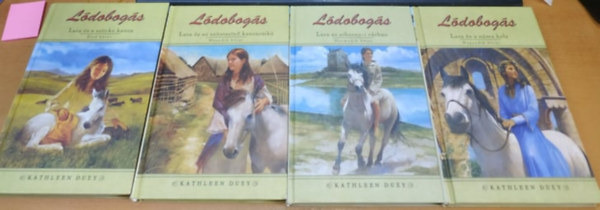 Kathleen Duey - 4 db L�dobog�s 1.-4. k�tet: Lara �s a sz�rke kanca; Lara �s az ez�stsz�n� kancacsik�; Lara az atherny-i v�rban; Lara �s a n�ma hely