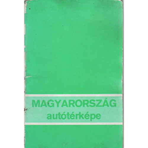 Magyarország autótérképe (1:500000, 1980-as)