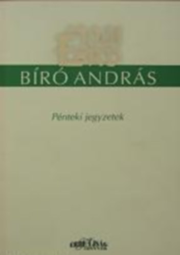 B�r� Andr�s - P�nteki jegyzetek
