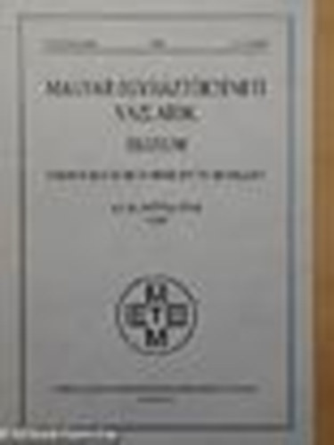 Sz�nt� Konr�d - Magyar egyh�zt�rt�neti v�zlatok 8.�vf. (1996) 1-2. sz�m