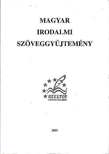 Cselnyi Pter Blaskovics Tibor - Magyar irodalmi szveggyjtemny