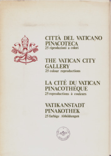 Citta Del Vaticano Pinacoteca - 25 riproduzioni a colori - The Vatican City Gallery - 25 colour reproductions
