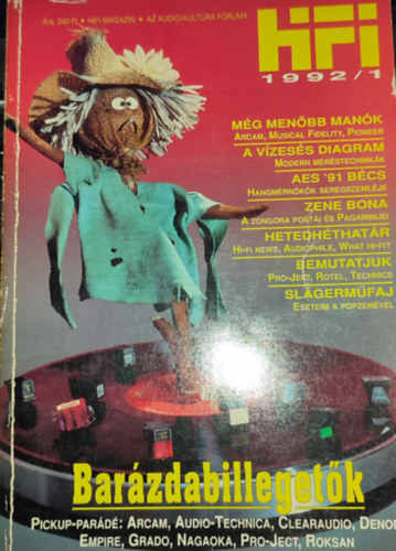Darvas L�szl�  (szerk.) - Darvas L�szl� (szerk.) - Hifi Magazin 1992/1-Bar�zdabilleget�k