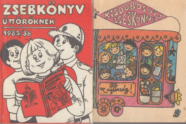 2 db. kisdobos, ttr knyv (Zsebknyv ttrknek 1985-86. + Kisdobosok zsebknyve 1987-88.)