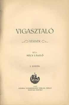 Mécs László - Vigasztaló - Versek