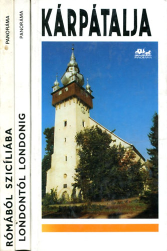 Tbb szerz - 3 db Panorma ktet (Krptalja-Rmbl Sziciliba-Londontl Londonig)