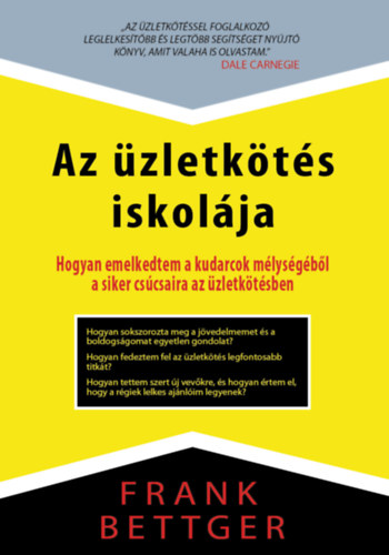 Frank Bettger - Az �zletk�t�s iskol�ja