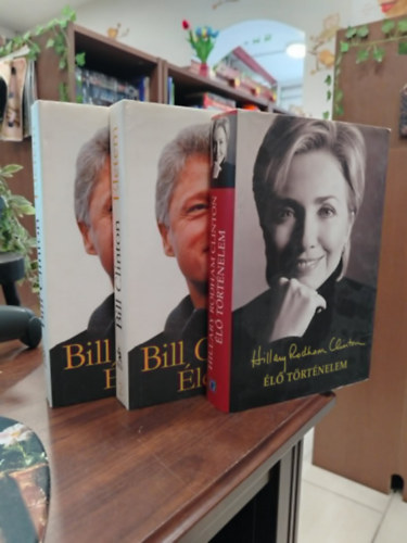 Hillary Rodham Clinton Bill Clinton - KÖNYVMENTŐ AJÁNLAT MINI, Élő történelem, Életem 1-2.