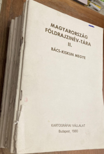 Magyarorszg fldrajznv-tra II. I-XIX