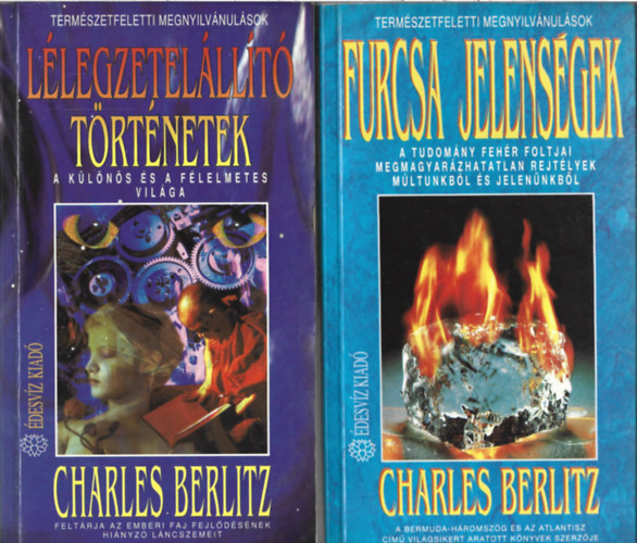 Charles Berlitz - 2 db knyv, Llegzetelllt trtnetek, Furcsa jelensgek
