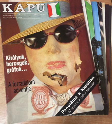 Kapu (Független kulturális és közéleti folyóirat) 1993. 1-12. szám (teljes évf.) + melléklet