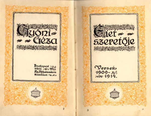 Gy�ni G�za - �let szeret�je