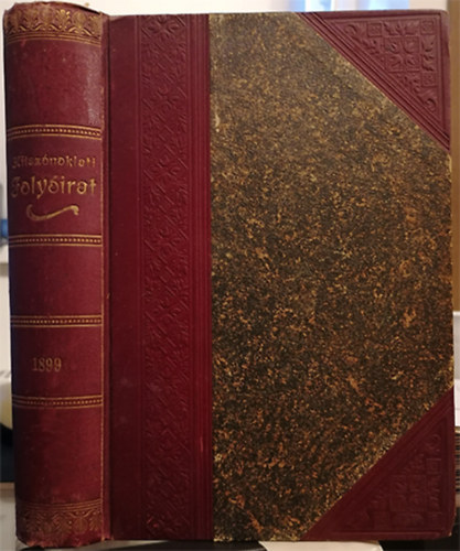 Hitsznoklati Folyirat - tizedik vfolyam 1898-1899