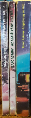 Isaac Asimov - 3 db Isaac Asimov kötet:Az alapítvány pereme 1-2.+Alapítvány és Föld