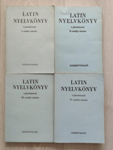 Nagy-T�th - Latin nyelvk�nyv a gimn�ziumok sz�m�ra I-IV. oszt�ly (n�gy k�tet)