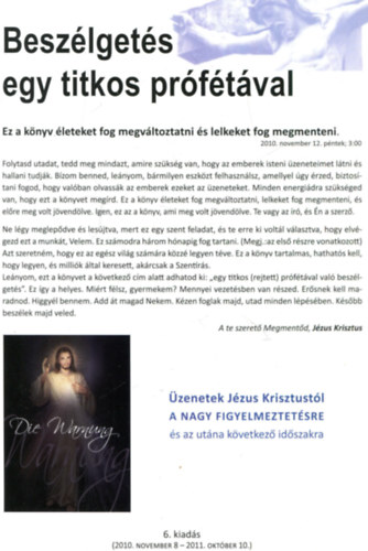 Beszélgetés egy titkos prófétával I. kötet