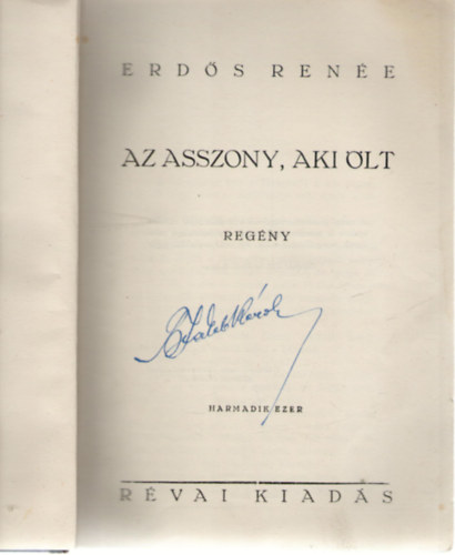 Erdős R. - Az asszony, aki ölt
