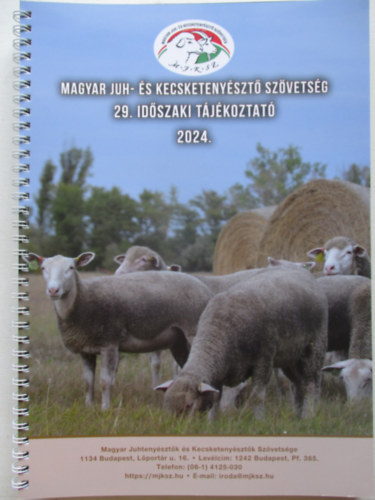 magyar juh - s kecsketenyszt szvetsg 29. idszaki tjkoztat 2024