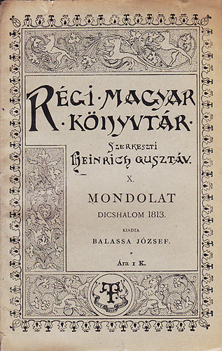 Balassa Jzsef - Mondolat