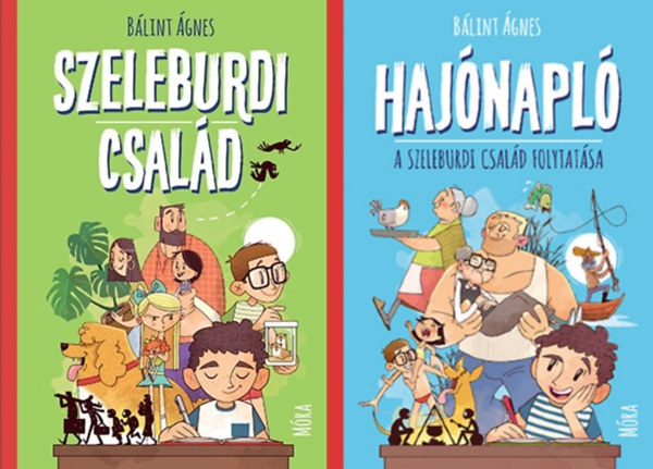 B�lint �gnes - 2 db B�lint �gnes ifj�s�gi reg�ny: Szeleburdi csal�d + Haj�napl� - A szeleburdi csal�d folytat�sa