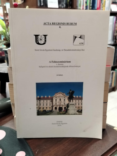 �jsz�szy K�lm�n - A faluszemin�rium ACTA REGIONIS RURUM 4