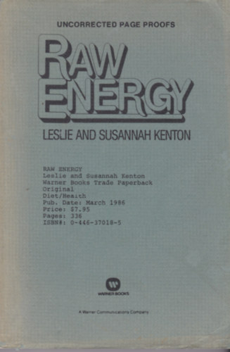 Leslie & Susannah Kenton - Raw Energy