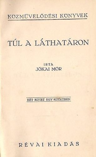 J�kai M�r - T�l a l�that�ron