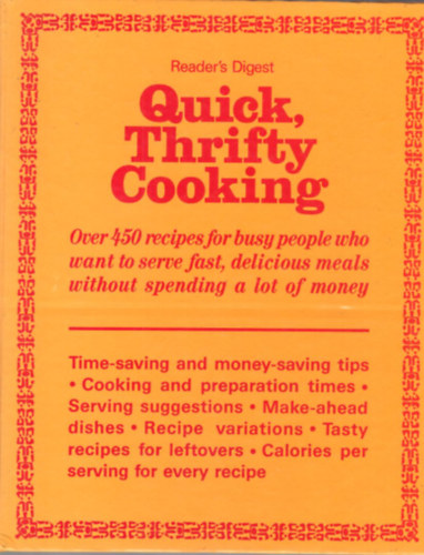 Quick, Thrifty Cooking - Reader's Digest