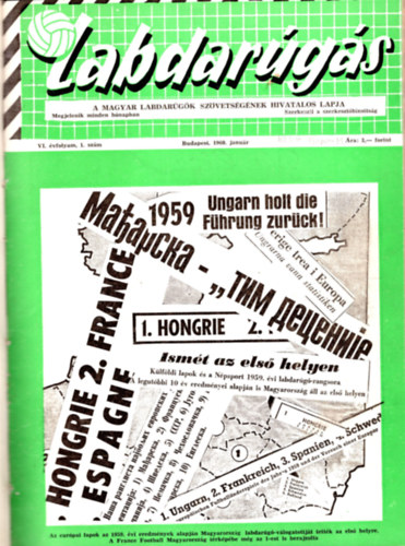 Szerkeszt�bizotts�g - Labdar�g�s 1960 (VI. �vfolyam 1-12. sz. teljes)