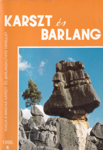 Balázs Dénes - Karszt és barlang 1990. II.