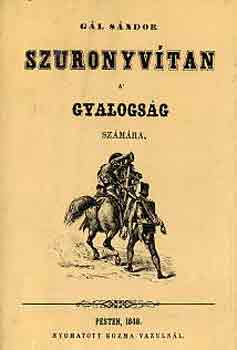 Gál Sándor - Szuronyvítan a' gyalogság számára