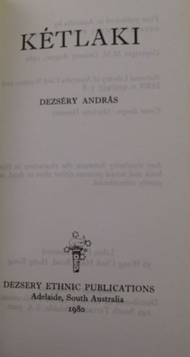 Dezséry András - Kétlaki