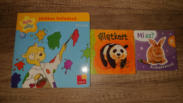 3 leporell� kisgyerekeknek: Mi ez? - Kiskedvencek, �llatkert, J�t�kos felfedez� - sz�nek