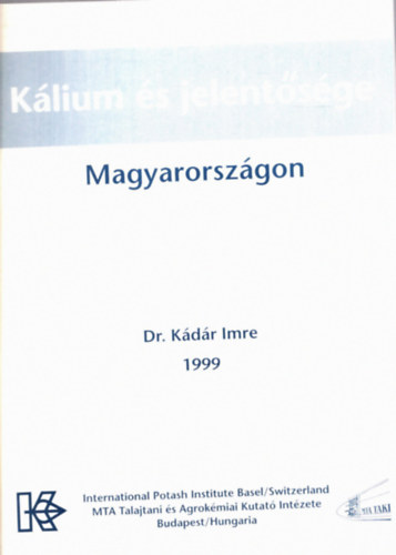 Dr. Kdr Imre - Klium s jelentsge Magyarorszgon