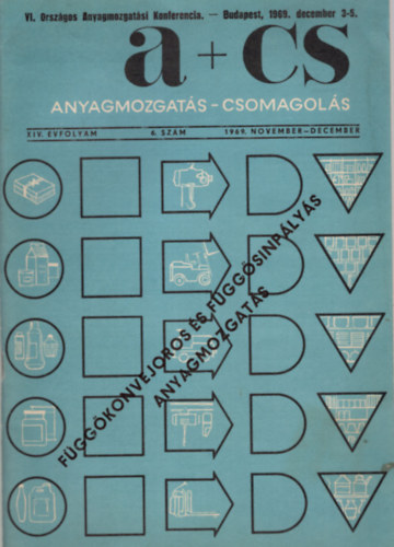 D�ri Tibor - A+CS Anyagmozgat�s-csomagol�s VI. Orsz�gos Anyagmozgat�si Konferencia - Budapest , 1969. december 3-5.